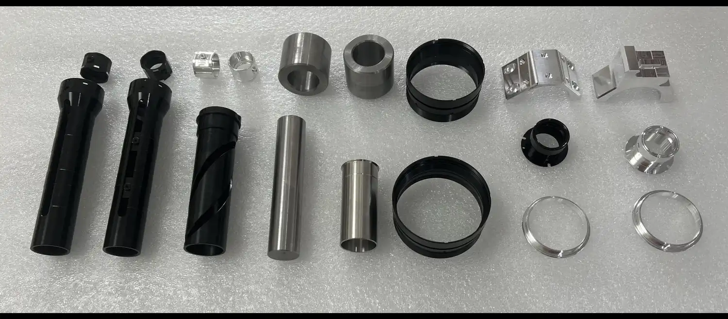 Full range of machined shafts bushings rings clamps and housings made by Yiwu Hongpin