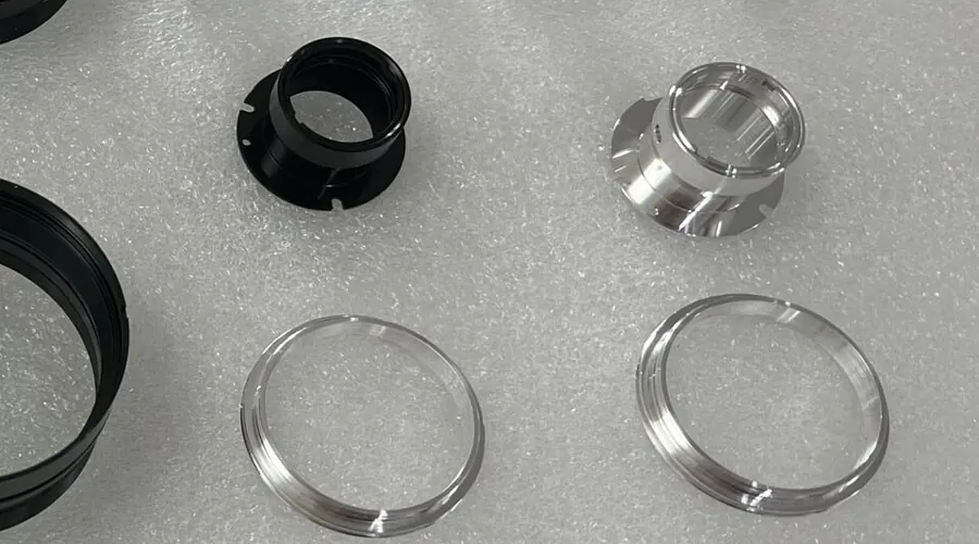 A range of machined parts of the type quoted from customer drawings