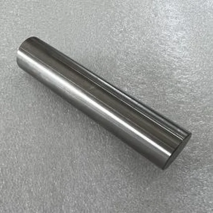 Ground stainless steel precision shaft with a smooth cylindrical running surface