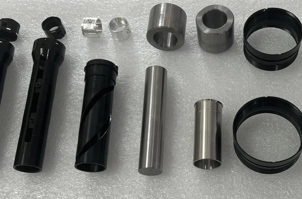 A range of machined stainless and aluminium components produced to customer drawings