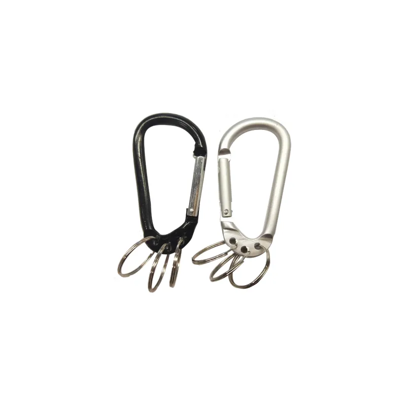908AG Aluminium Spring Hook with Split Ring in Aluminium made by Honke Hardware