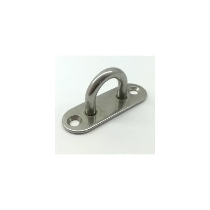 S3212 Oval Eye Plate in Stainless steel made by Honke Hardware