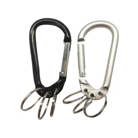 908AG Aluminium Spring Hook with Split Ring manufactured by Honke Hardware