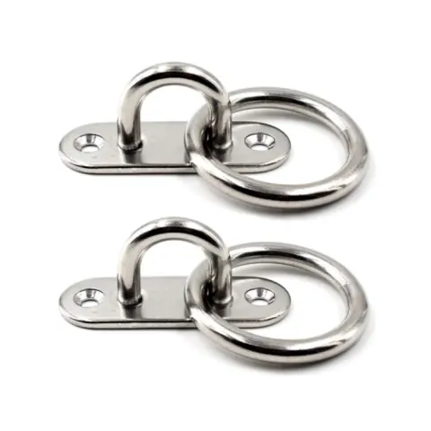 S3202 Oval Eye Plate with Ring manufactured by Honke Hardware