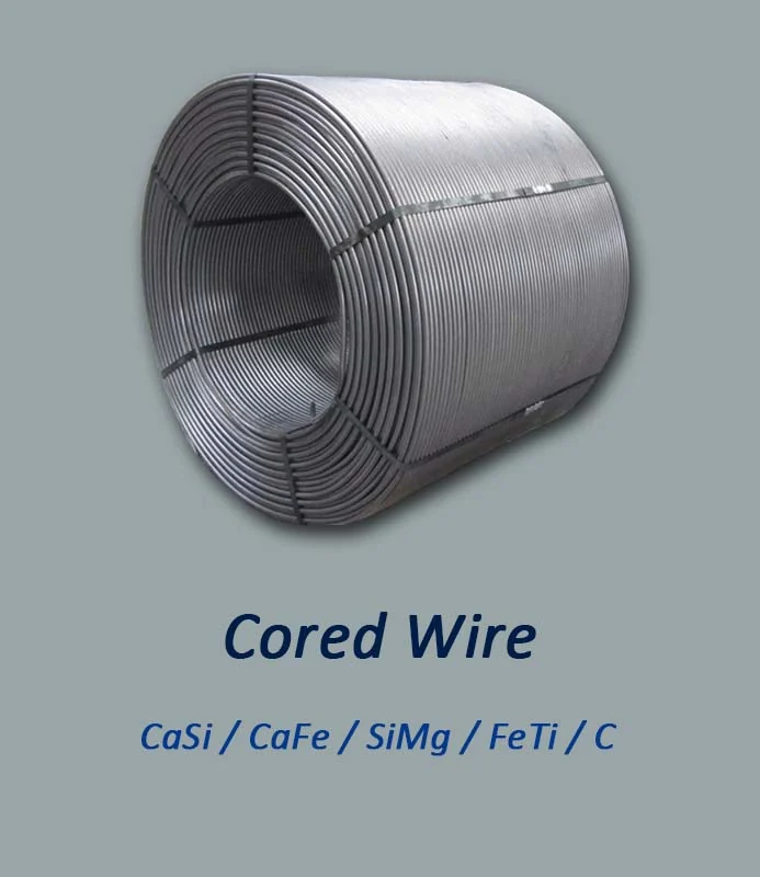 Cored wire coil
