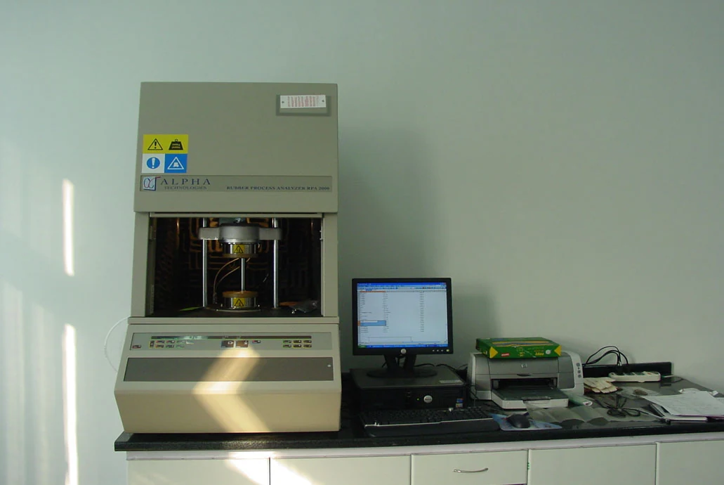 Rubber processing analyser used for compound characterisation