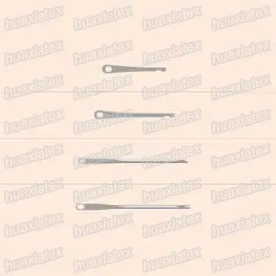 Hole Needles spare part for warp knitting machines