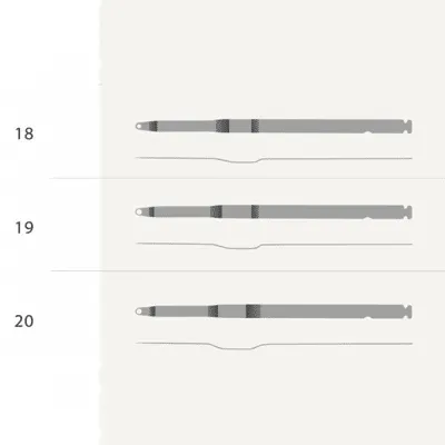 Jacquard Needles 7 spare part for warp knitting machines