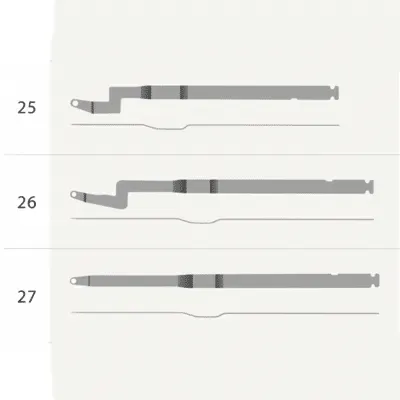 Jacquard Needles 9 spare part for warp knitting machines