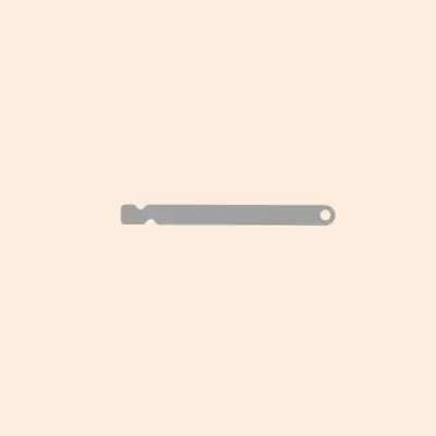 Separator Needle with Single Hole 0.25 (Long) spare part for warp knitting machines