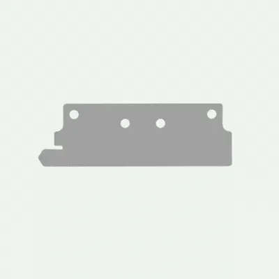 Ear Plate with Four Holes spare part for warp knitting machines