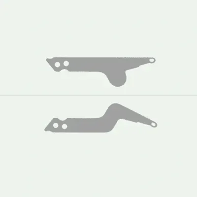 Sinker Pins 5157-2 and 5156-1 spare part for warp knitting machines