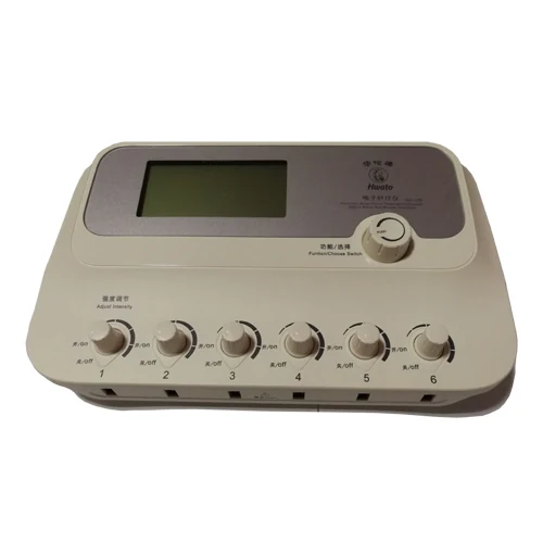 Top view of Hwato SDZ-III electronic nerve and muscle stimulator showing control panel and wave indicators
