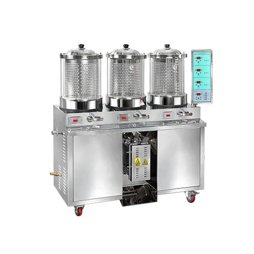 Huayan HCK2000 normal pressure TCM herb decoction and packing machine featuring three 20000 ml glass pots and integrated pouch sealer