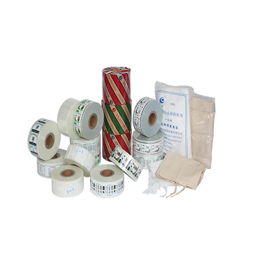Rolls of Huayan TCM herb liquid packaging film for automatic pouch sealing machines