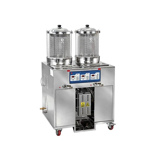 Huayan HYLR22X automatic twice TCM herb decoction and packing machine with two glass pots and intermediate liquid vessel