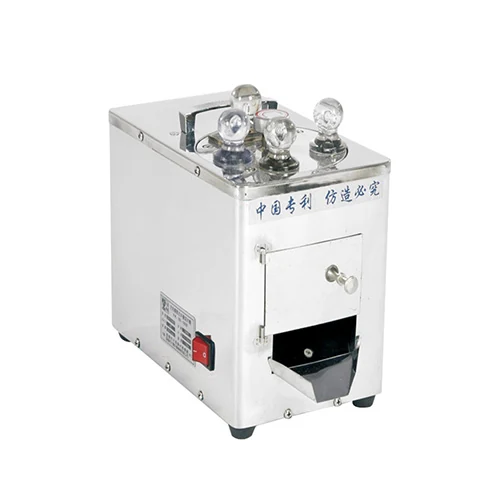 Huayan DQ-101 compact electric TCM herb raw material slicing machine with stainless steel vessel