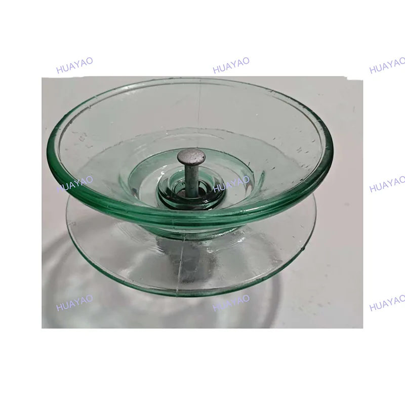 100kN U100BLD / PSD-100E Double Shed Toughened Glass Suspension Insulator view 2