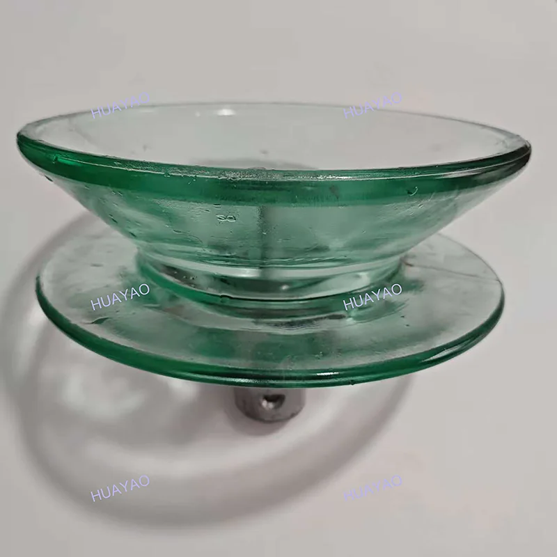 AC U160BLD 160kN Double Shed Toughened Glass Suspension Insulator view 2