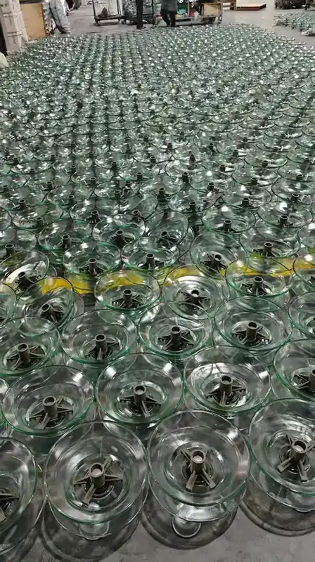 AC U160BLD 160kN Double Shed Toughened Glass Suspension Insulator view 5