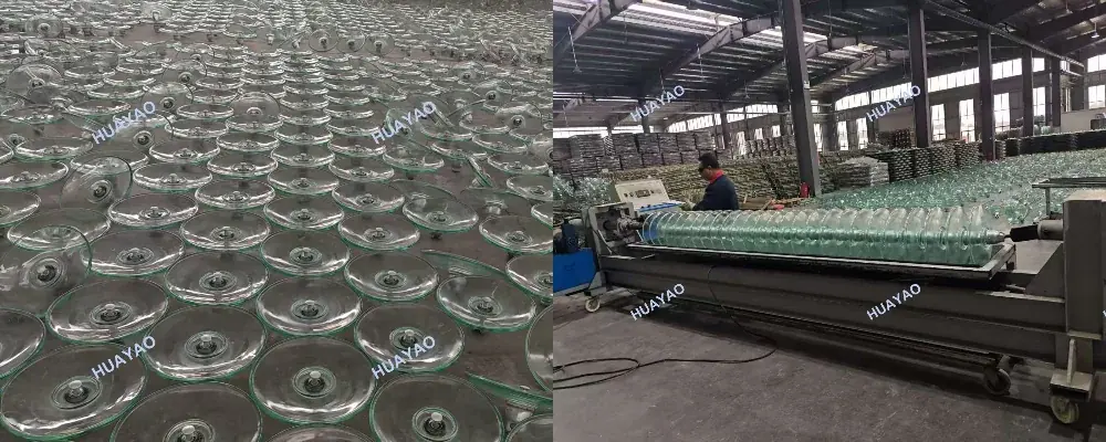 U120BP/127M UHV AC 120kN Aerodynamic Toughened Glass Insulators view 2