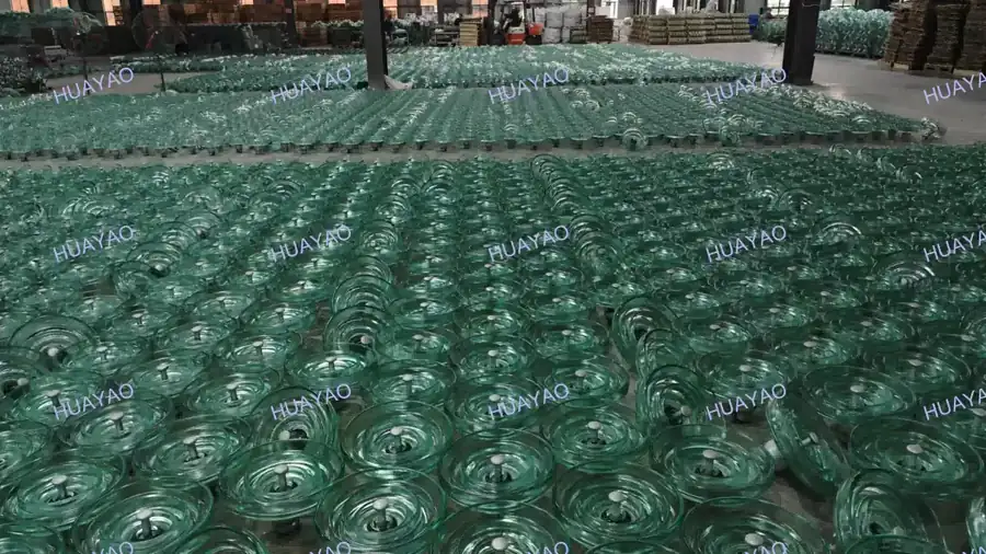 U210BL 210kN UHV AC Suspension Glass Insulator view 6