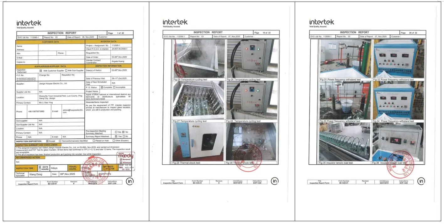 U210BP 210kN UHV AC Suspension Glass Insulator view 3
