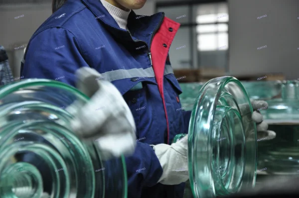 U210BP 210kN UHV AC Suspension Glass Insulator