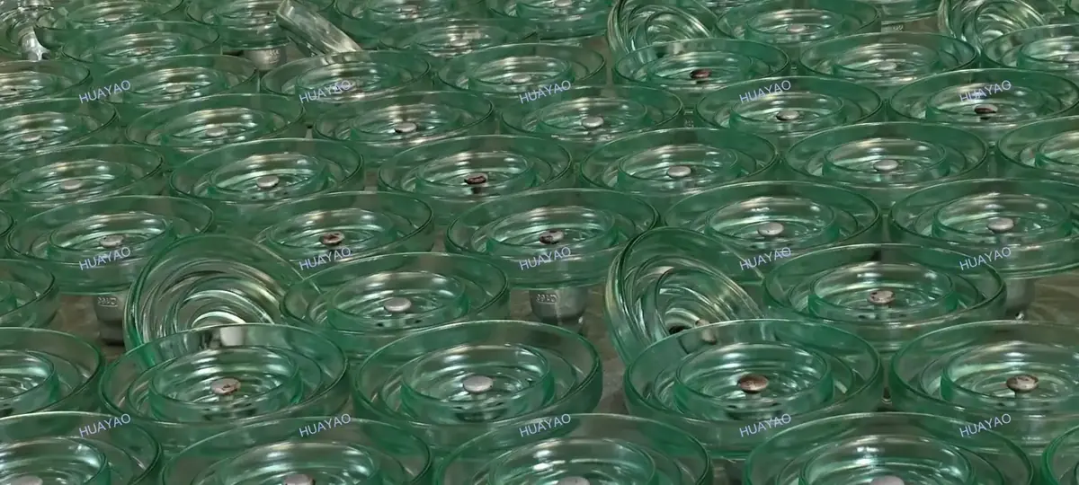 300kV 500kV UHV DC U300BP Stain-resistant Suspension Electrical Glass Insulator view 2
