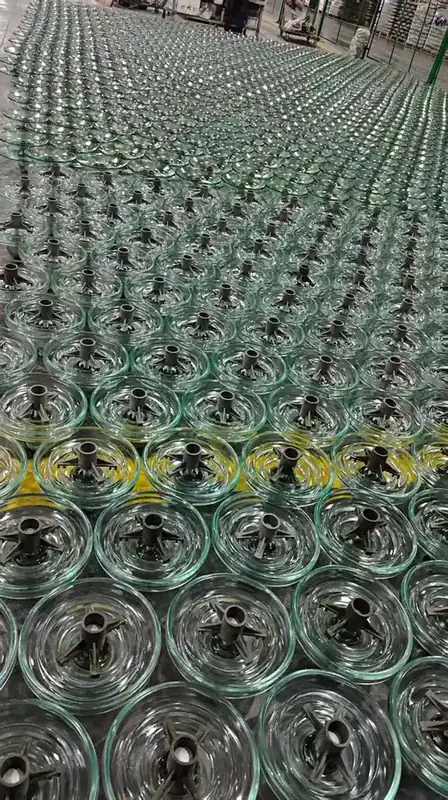 220kV 500kV High Voltage 300kN Double-umbrella Electrical Glass Insulator view 4