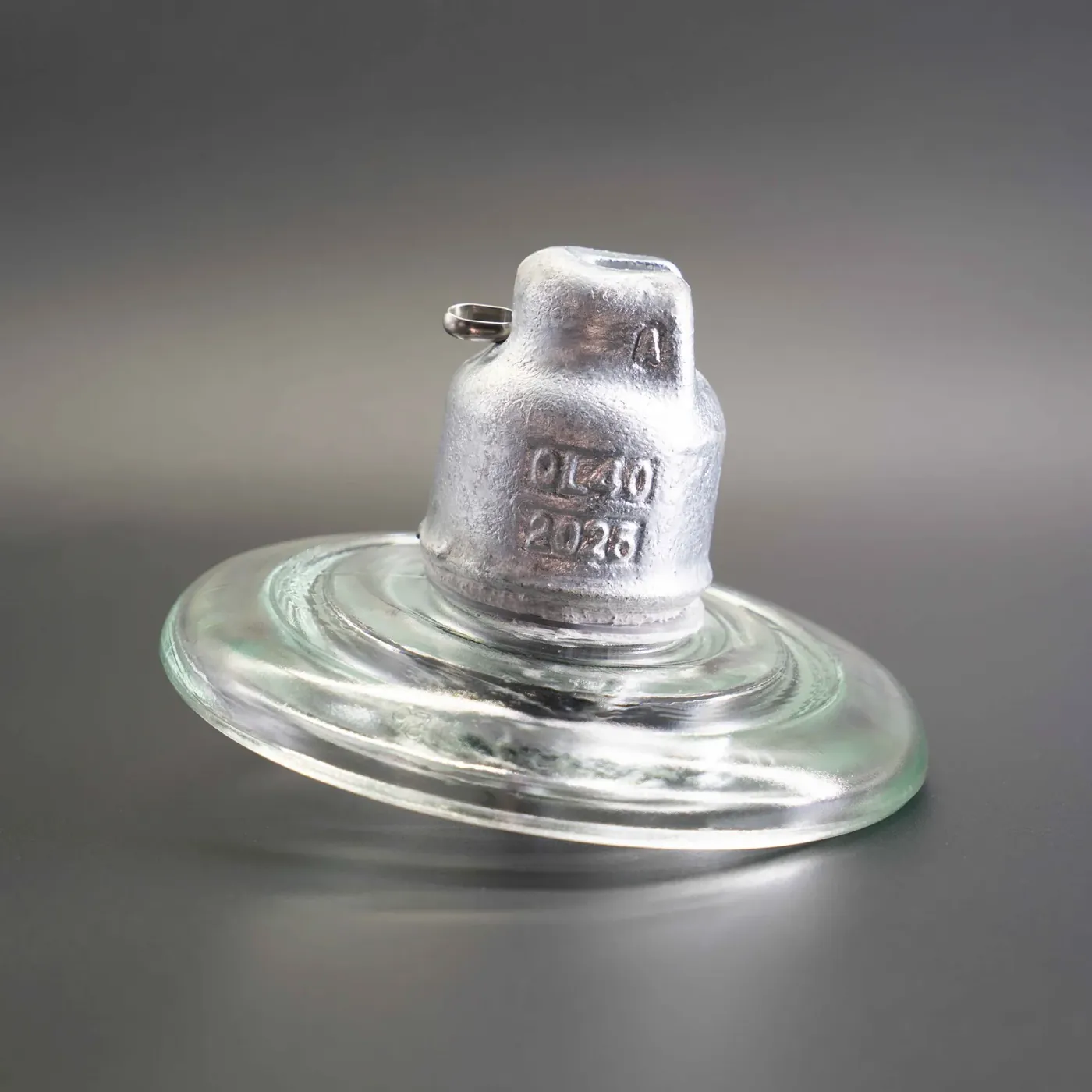 U40B 33kV CTV 254 HV 40 KN Glass Electric Insulator view 2