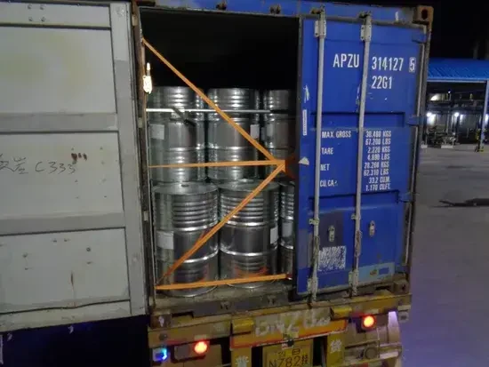 Propylene glycol shipped in flexitank flexibag bulk packing