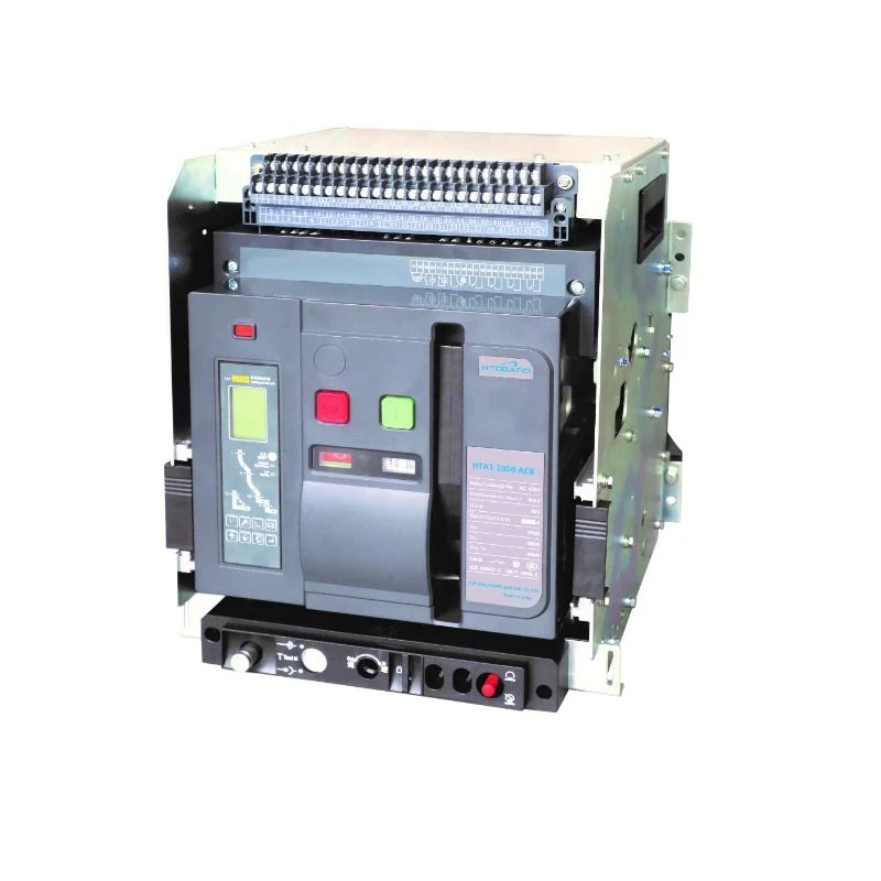 ACB circuit breaker in fixed type configuration on a panel board