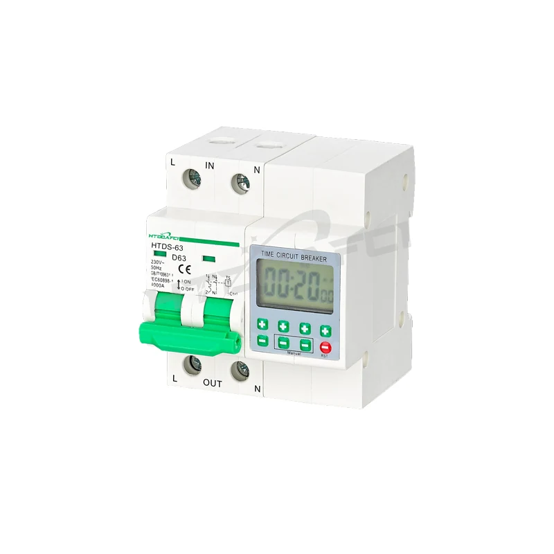 2P version with LCD display showing time setting and status