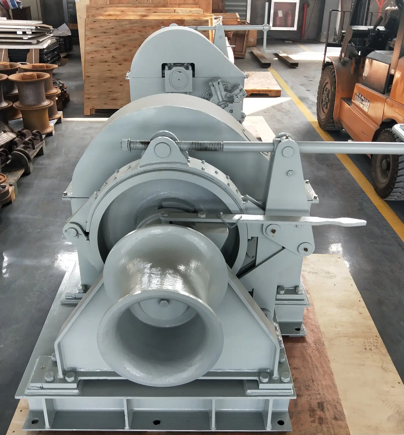 30mm Marine Deck Hydraulic Electric Single/Double Gypsy Drum Ship Anchor Windlass Winch