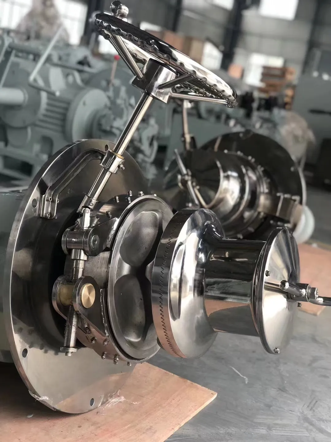 Stainless Steel 316L Hydraulic Vertical Anchor Winch Windlass for Patrol Boat/Yacht