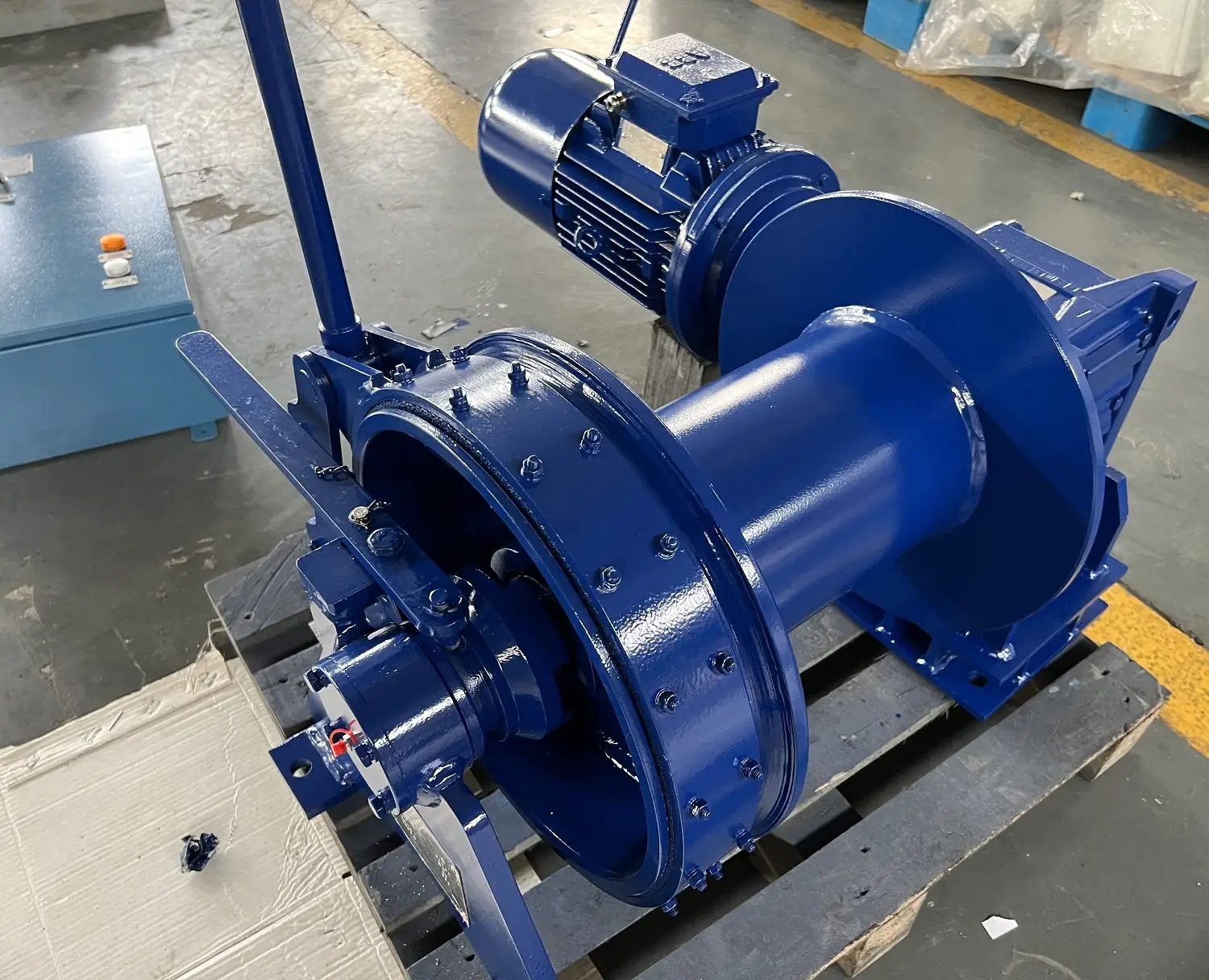 Marine ABB Motor 4kw Electric/Hydraulic Aluminum Alloy Anchor Winch with LR Certificate