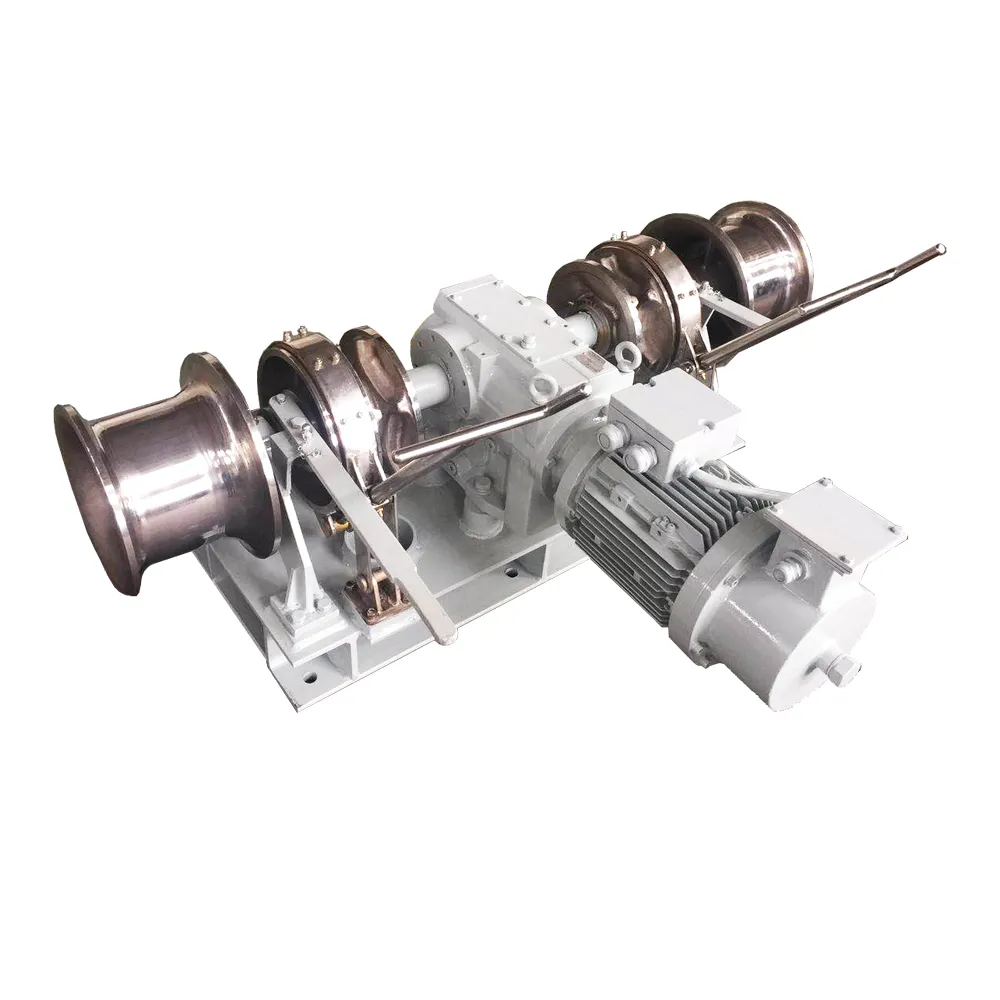 Double Drum Marine Horizontal Stainless Steel Electric Anchor Windlass/Winch for Ship