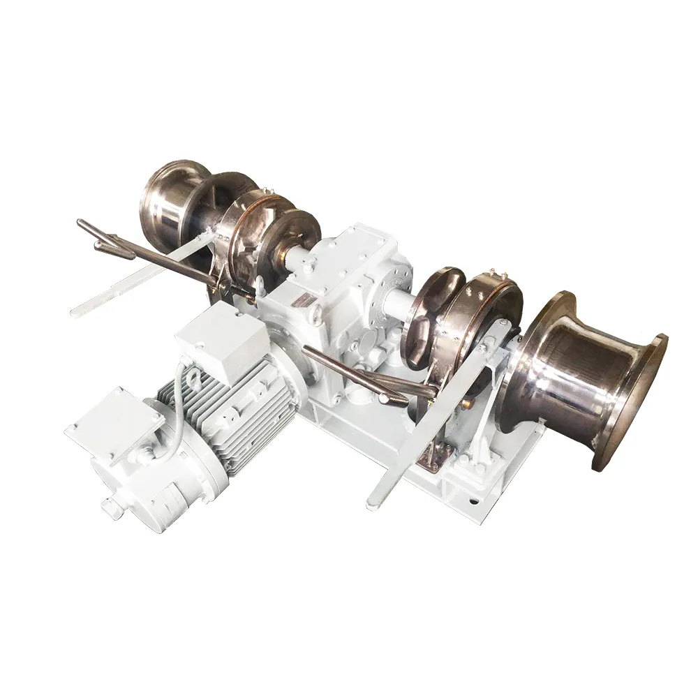 Double Drum Marine Horizontal Stainless Steel Electric Anchor Windlass/Winch for Ship