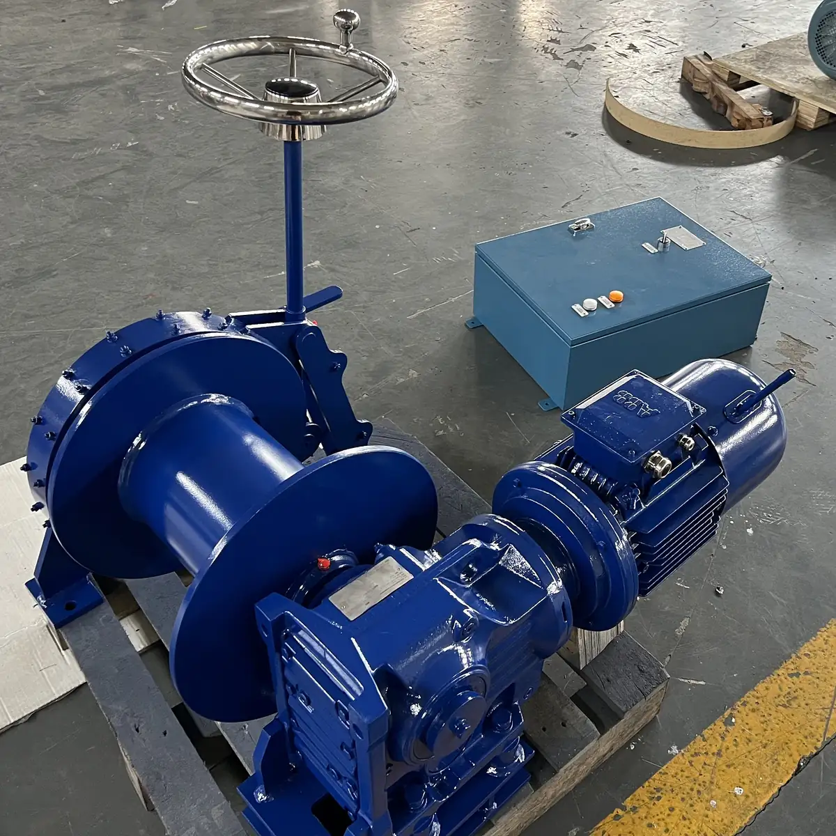 Marine 20kn Deck Machinery Electric/Hydraulic Aluminum Alloy Anchor Winch Windlass