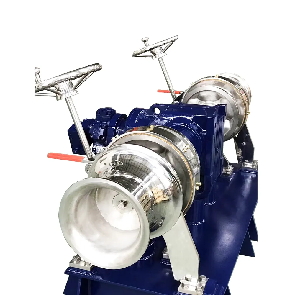 Double Drum Marine Horizontal Hydraulic Stainless Steel Boat Winch/Windlass for Ship