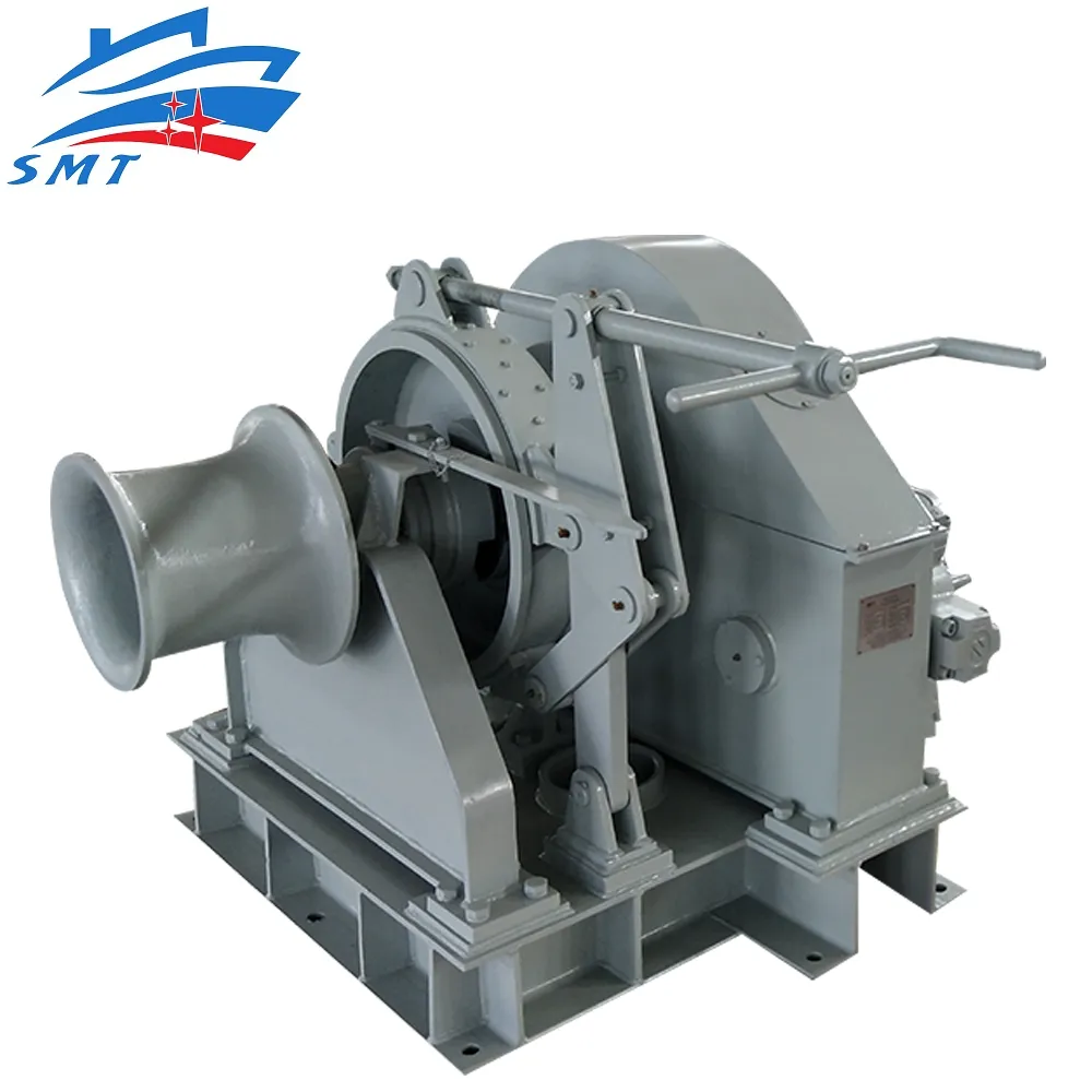 Hydraulic Anchor Windlass Marine Electric Winch 10KN 20KN 30KN Double Drum in Ship