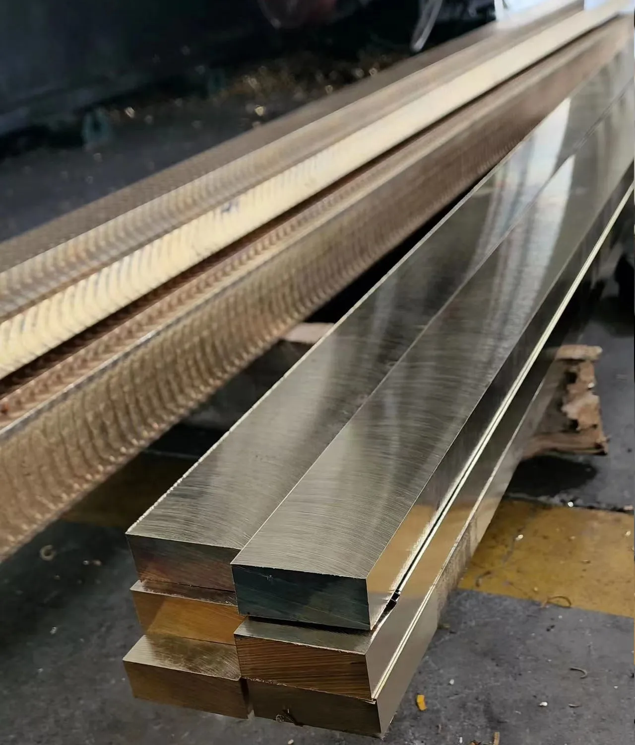 Qal Copper Nickel Aluminum Bronze Lead Brass Flat Bar Copper Bar Block