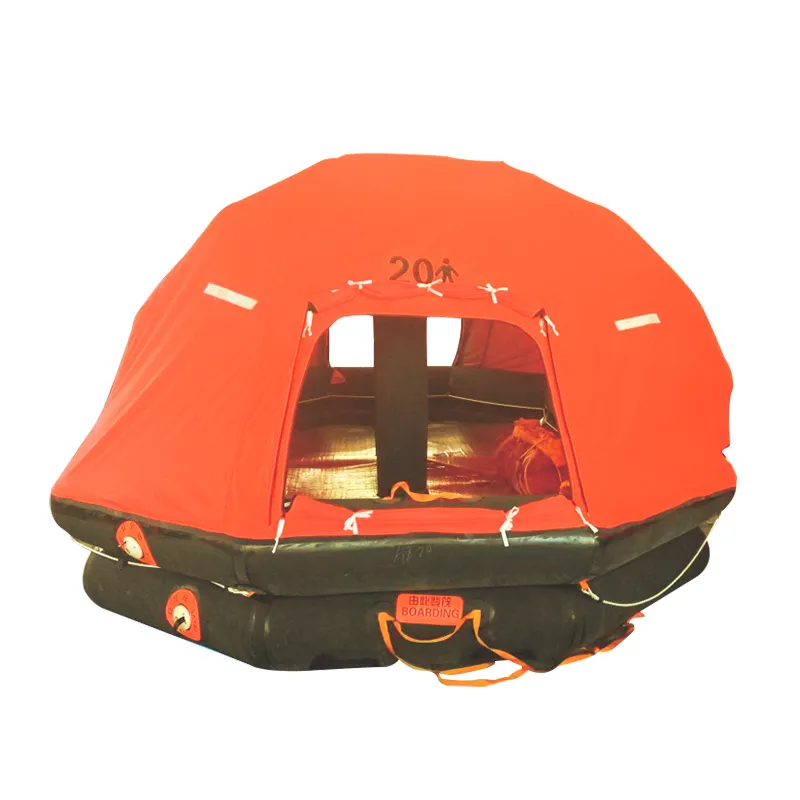 Marine 8 person 16 person 25P Automatic Inflatable Liferaft Offshore Life Raft