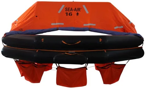 Marine 8 person 16 person 25P Automatic Inflatable Liferaft Offshore Life Raft