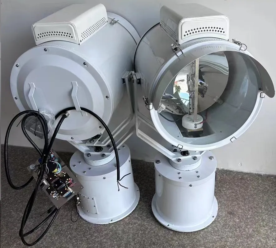 24V Marine Search Light 1000W 2000W for boats TG8, TG9, TG16A, TG16B Reflector Bulb Steel Spotlight