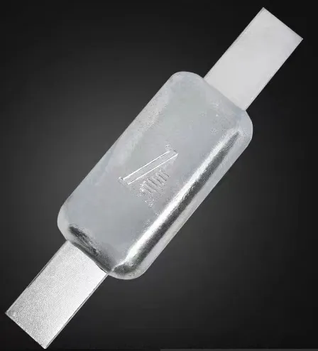 Bolted/Welding Type Marine Zinc Anodes Marine anti-corrosion zinc block Sacrificial zinc anodes for boat