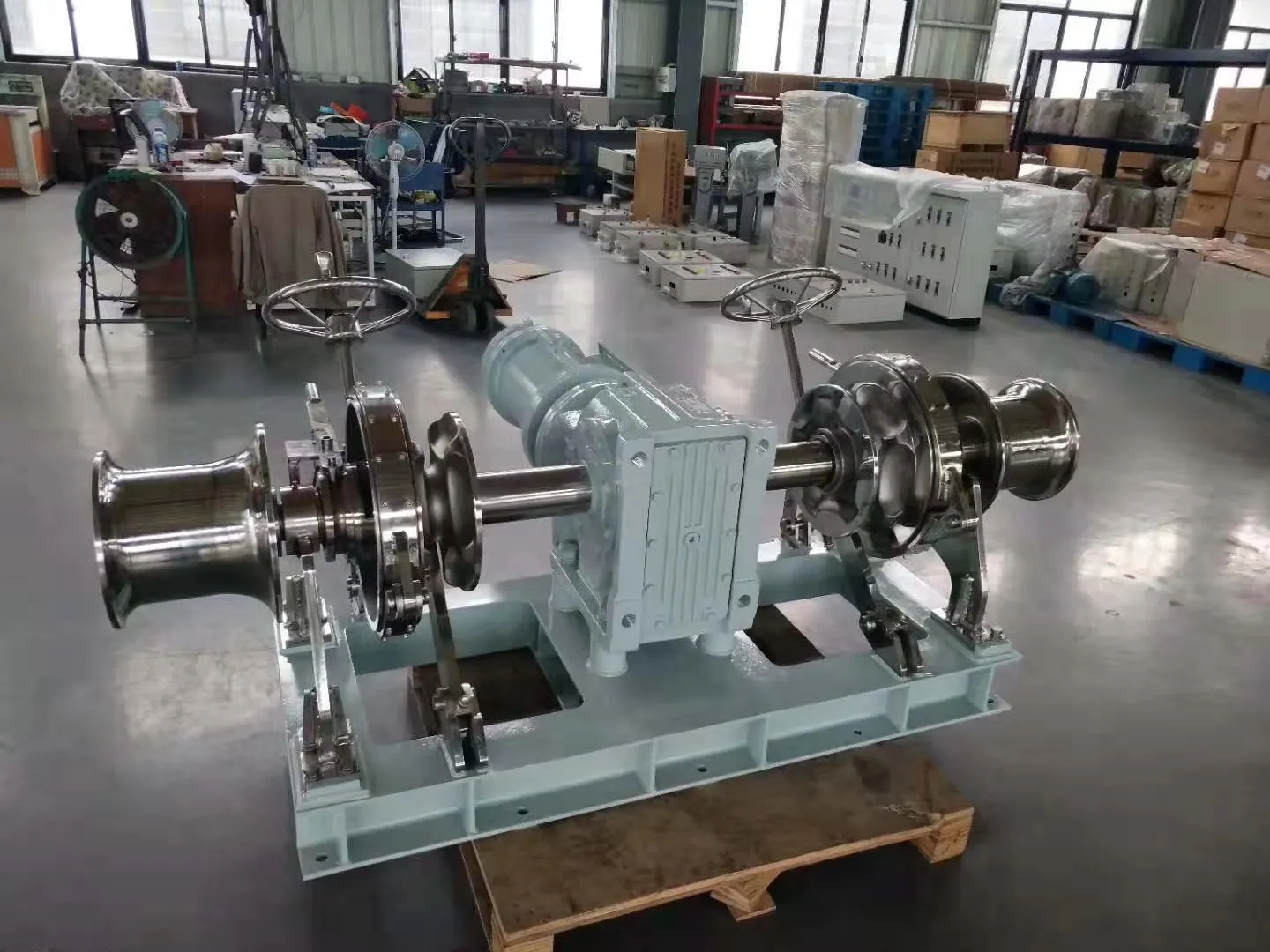 Double Drum Marine Horizontal Stainless Steel Electric Anchor Windlass/Winch for Ship