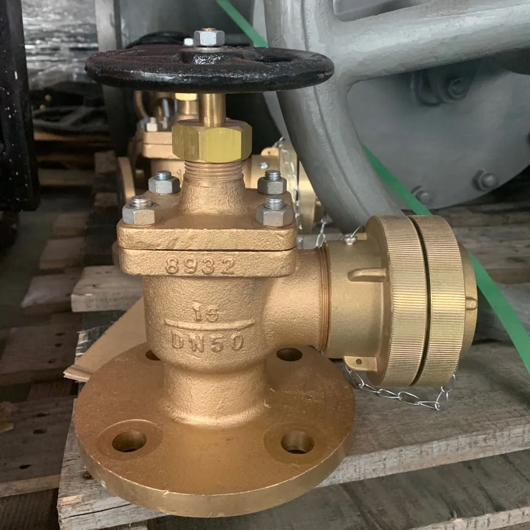 Marine Fire Hydrant Valve Bronze/Steel/Copper with Cover in Ship/Vessel/Boat