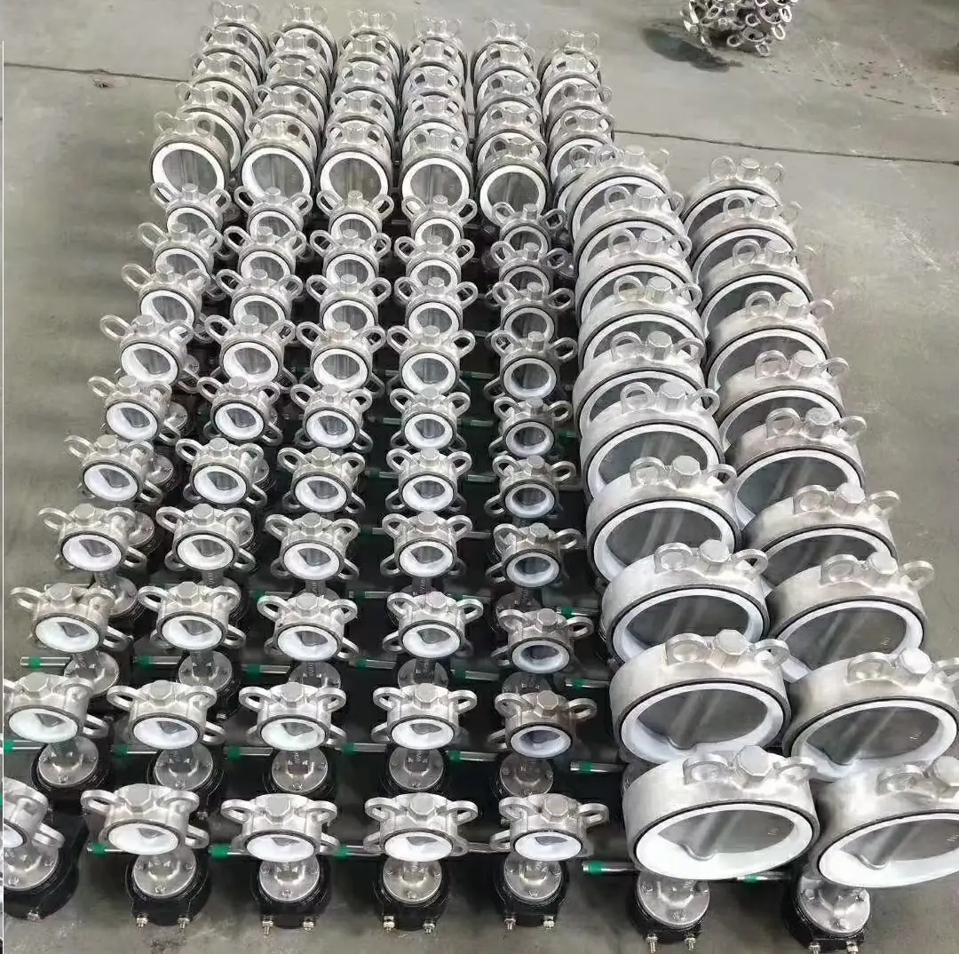 Marine Butterfly Valve Bronze/Steel/Copper Wafer Center Turbine Handle Operated Butterfly Valve for Ship